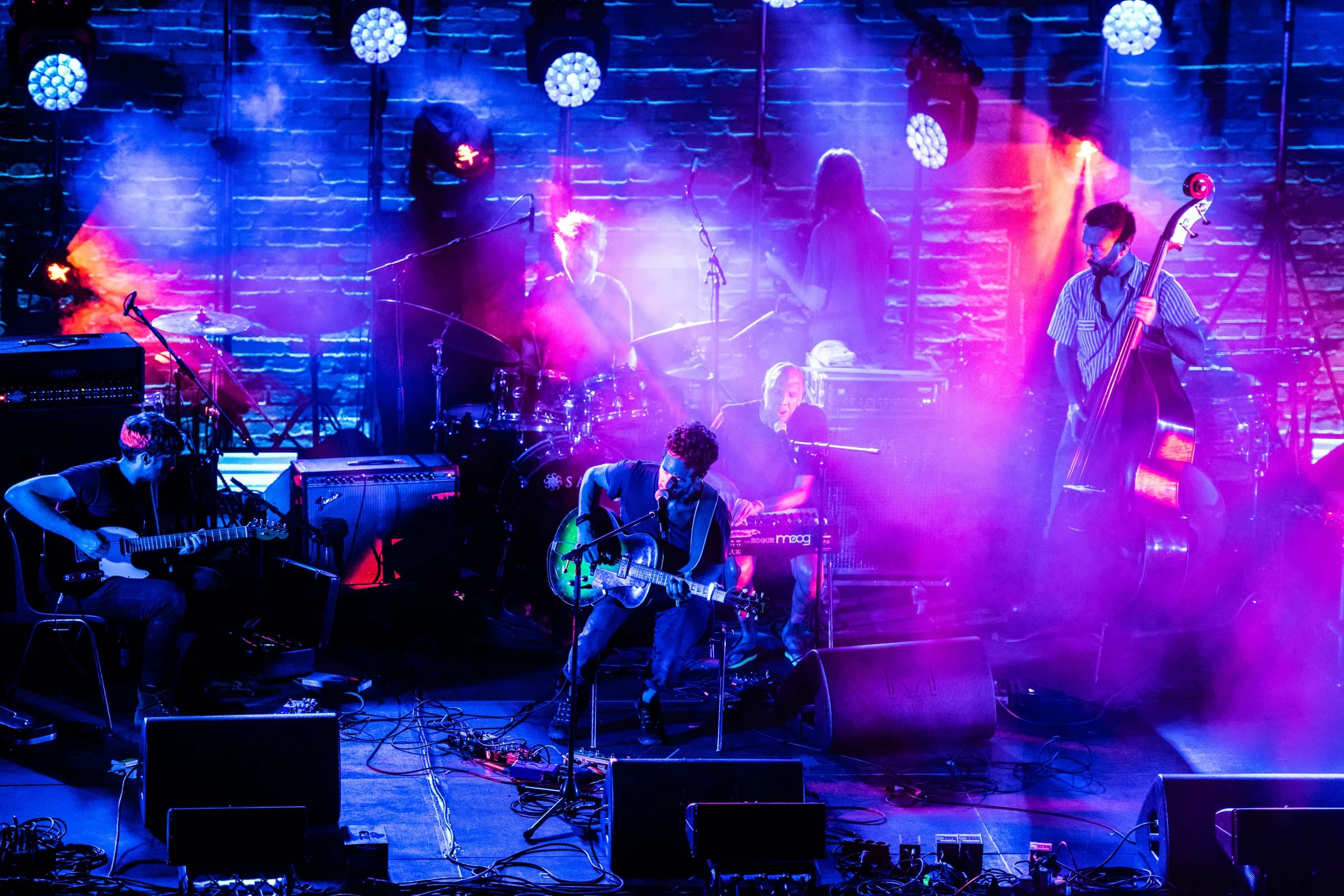 Nameless Jam ensemble onstage
